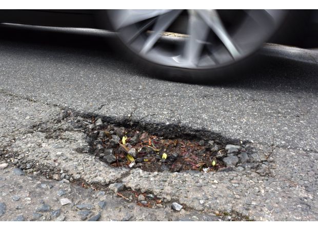 More and more potholes are being reported, with the number expected to reach a six-year high.