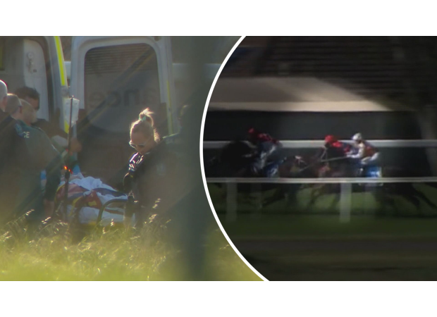 A rider sustains serious injuries at a racecourse in South Australia.