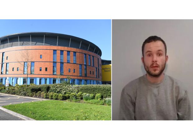 Police searching for escaped inmate from hospital.