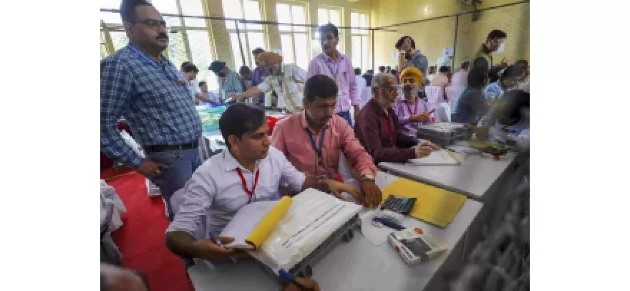 The NC-Congress alliance is currently leading in 46 seats in the JK polls.