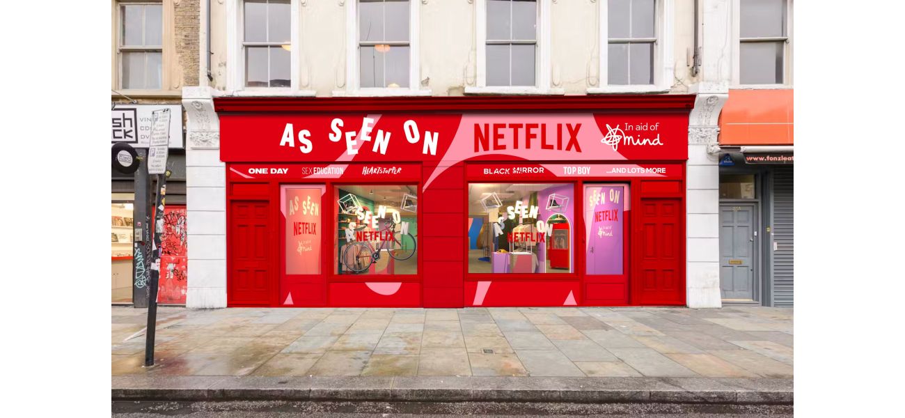 Netflix pop-up shop with cheap merchandise launching soon.