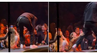 Justin Timberlake's failed serenade to a fan is an awkward moment.