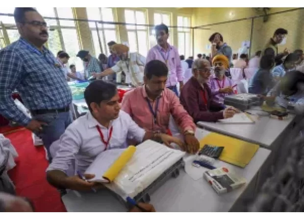 The NC-Congress alliance is currently leading in 46 seats in the JK polls.