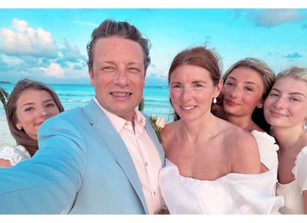 Jamie Oliver was reluctant to do a wedding vow renewal and felt embarrassed about the idea.