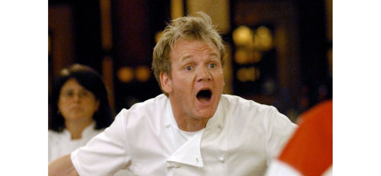 A Bake Off celebrity criticizes Gordon Ramsay's looks in a negative manner.