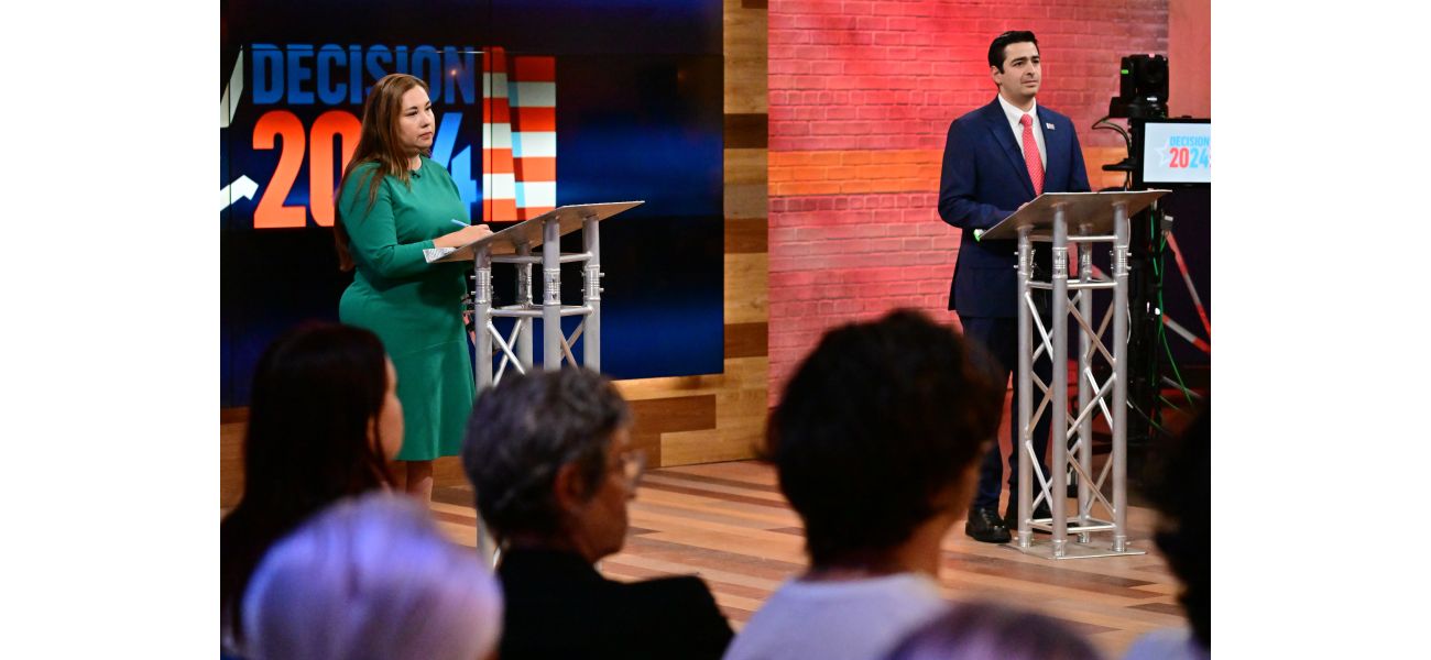 Yadira Caraveo and Gabe Evans argue over immigration in initial congressional debate.