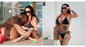 Katie Price shows love for son Harvey despite concerns over her focus on cosmetic procedures.