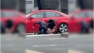 Footage of violent arrest in Melbourne leads to charges being filed.
