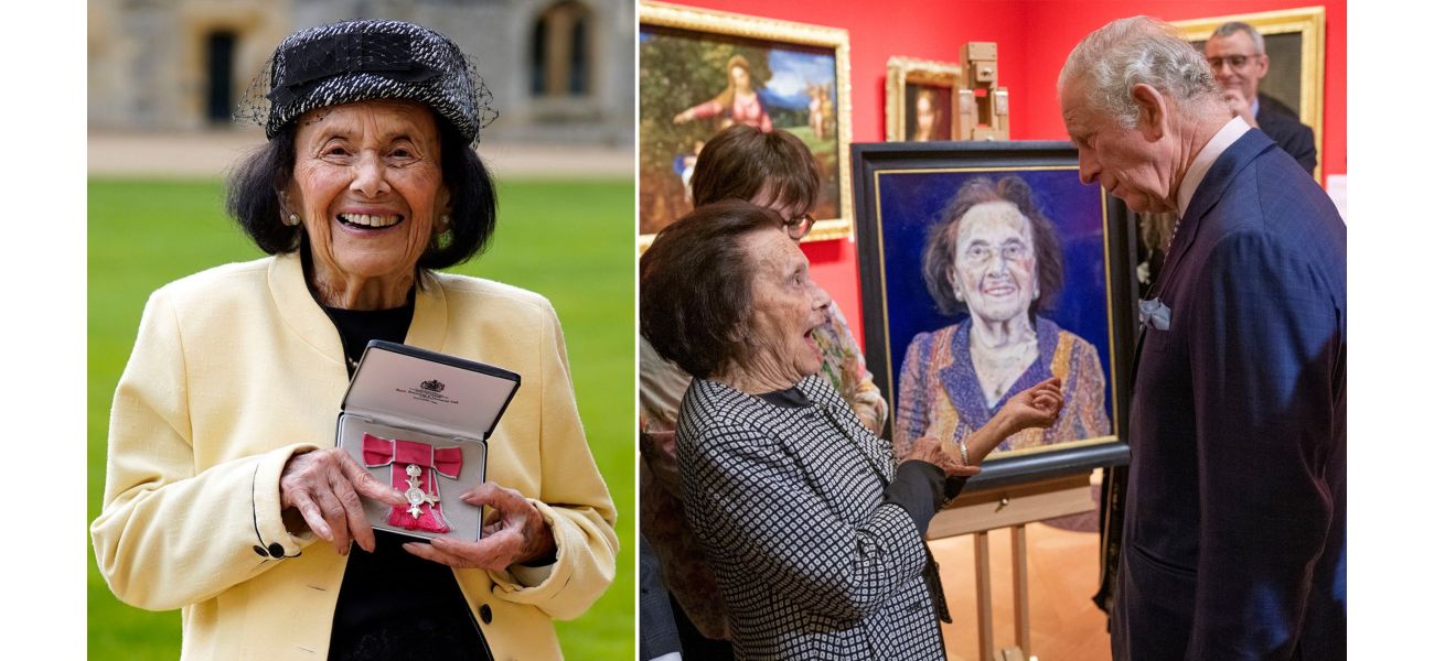 Survivor of Auschwitz honored by King Charles passes away at the age of 100.