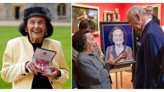 Survivor of Auschwitz honored by King Charles passes away at the age of 100.