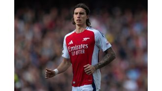 Calafiori cautions Arsenal comrade before international reunion.