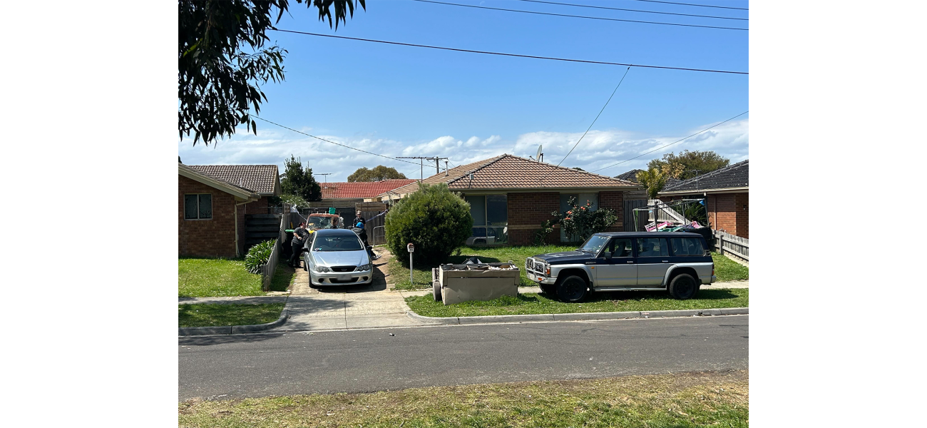 Police killed dogs after they attacked a woman in her backyard, causing serious injuries.