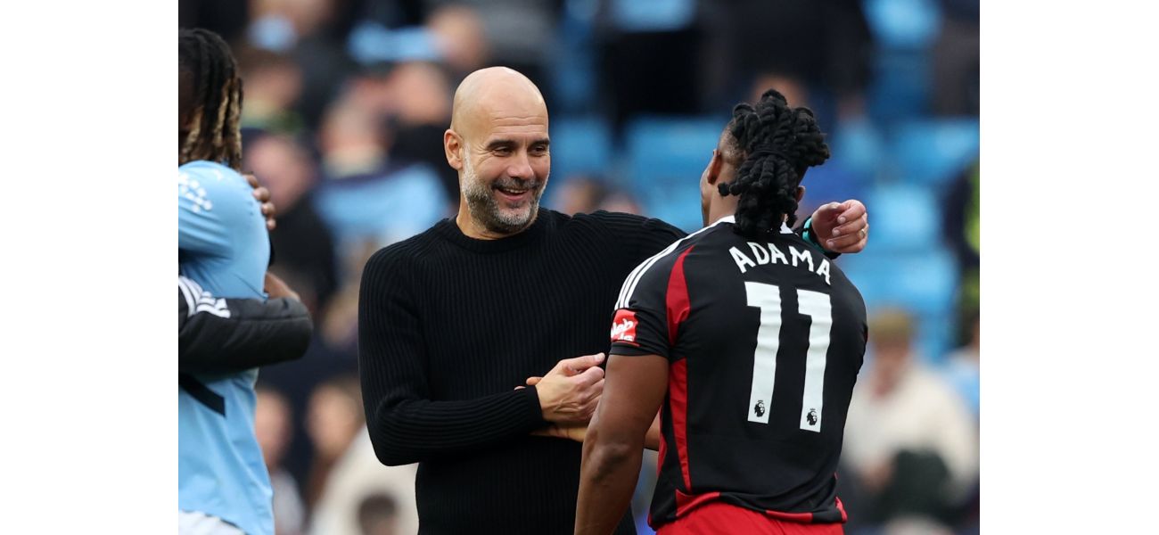 Adama Traore shares Pep Guardiola's post-match comments following Manchester City's victory over Fulham.