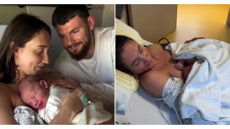 Megan McKenna, a reality TV personality, shares news of her baby's arrival and reveals the cute name chosen for the newborn.