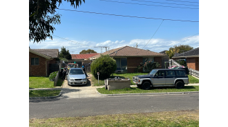 Police killed dogs after they attacked a woman in her backyard, causing serious injuries.