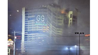 The famous Tropicana Hotel in Las Vegas was spectacularly demolished.