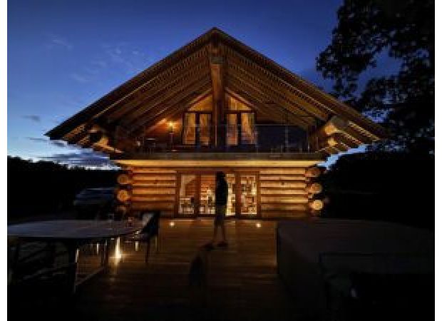 Discover the perfect blend of natural surroundings and upscale accommodations during a fall retreat at Cumbria's Hidden River Cabins.