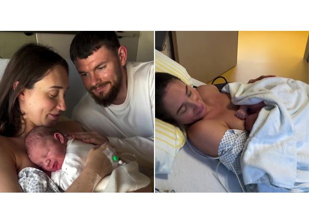 Megan McKenna, a reality TV personality, shares news of her baby's arrival and reveals the cute name chosen for the newborn.