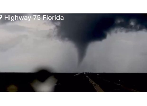 Milton beats tornado record before hitting land.