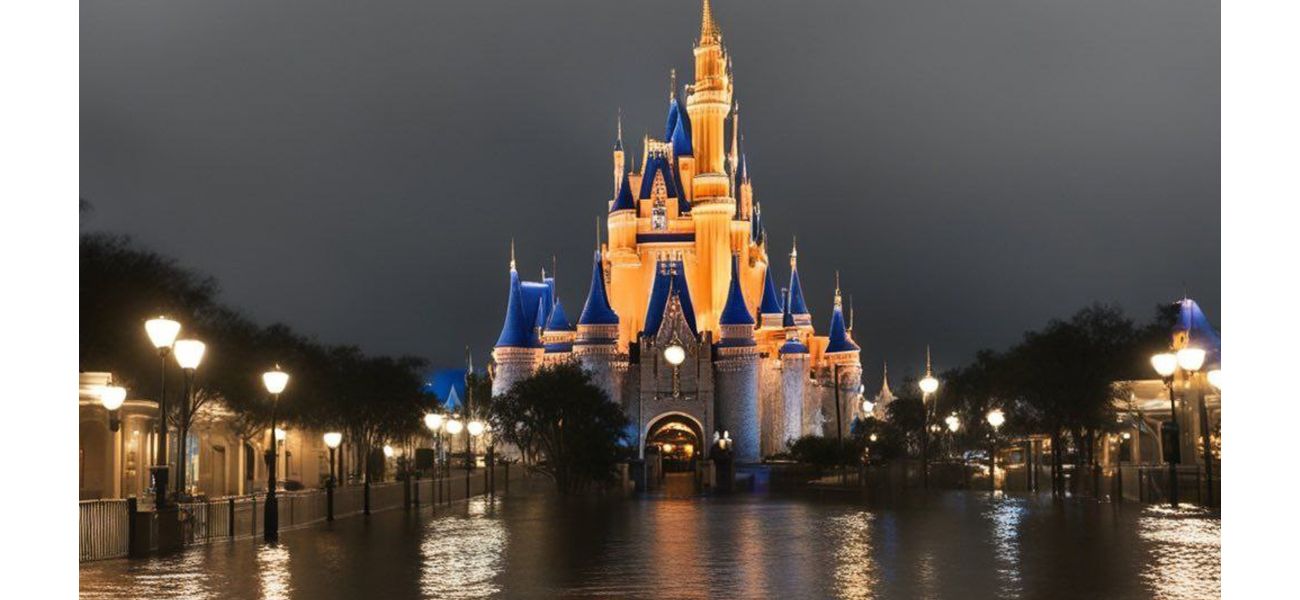 False images of flooded Disney World circulated by Russia following Hurricane Milton.