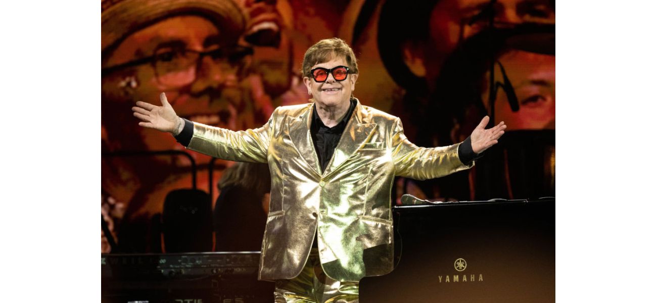 Elton John remains a joyful homosexual, according to his moving speech.