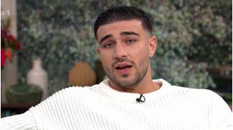 Tommy Fury is uncomfortable during an interview where he is asked about his breakup with Molly-Mae Hague.