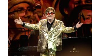 Elton John remains a joyful homosexual, according to his moving speech.