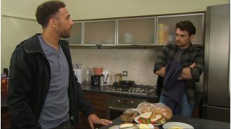 Mack from Emmerdale puts friend at risk of harm due to violence.