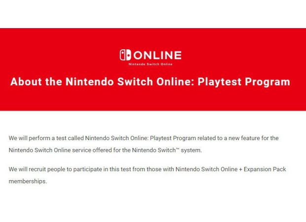 Nintendo's Switch online playtest is at capacity, but what does it entail?
