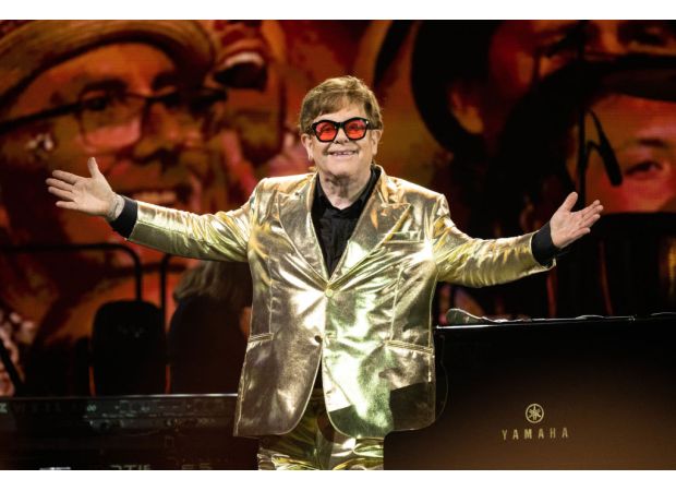 Elton John remains a joyful homosexual, according to his moving speech.
