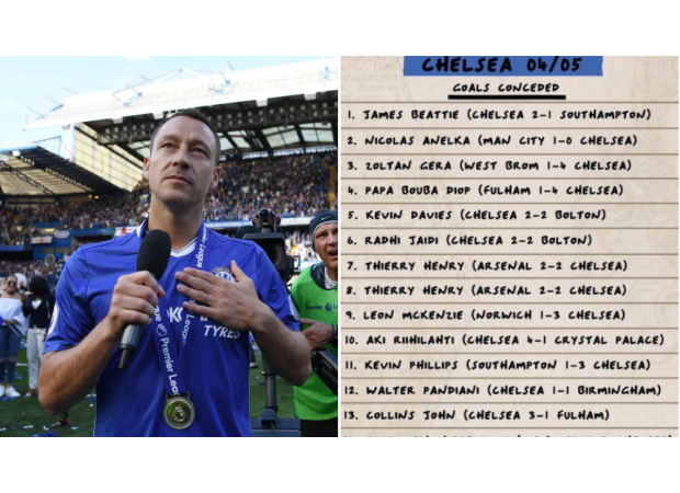 Chelsea footballer John Terry admits he has one regret about his impressive Premier League record that may never be surpassed.