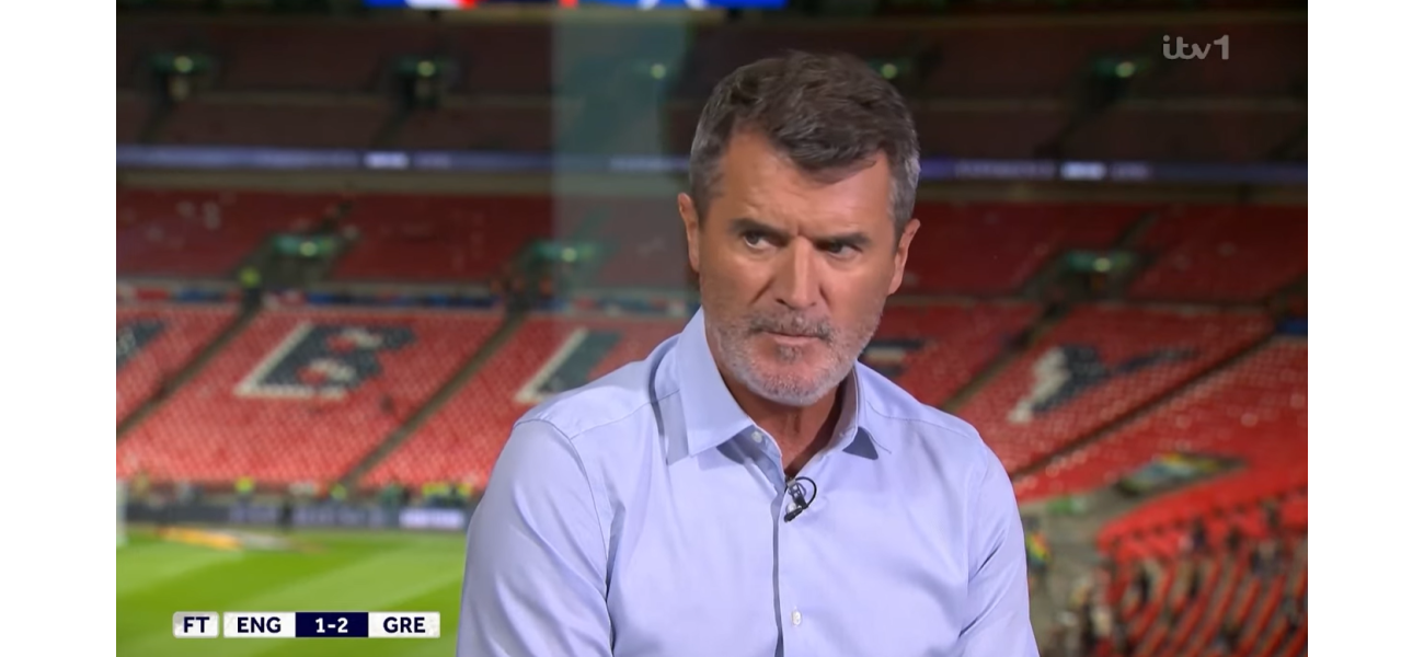 Roy Keane criticizes an English player after they lose to Greece.