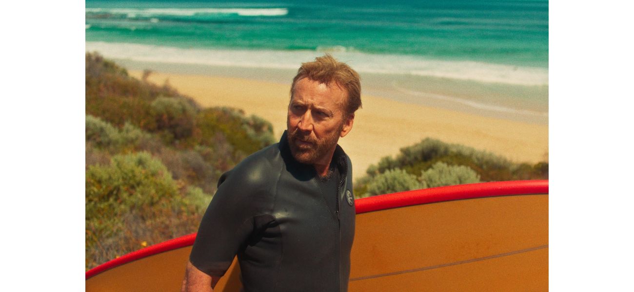 Nicolas Cage has a wild new catchphrase in his latest movie about a gangster who surfs.
