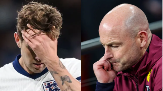 England supporters apologize to Gareth Southgate after unexpected loss to Greece.