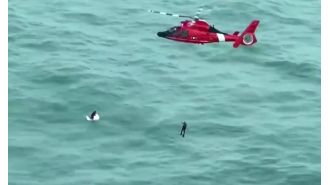 Man survived Hurricane Milton by holding onto a cooler at sea, 30 miles away.