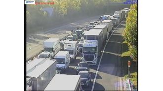 A serious collision has caused the closure of M11 near Stansted Airport.
