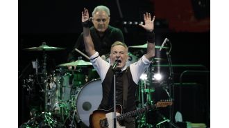 Despite rumors of a farewell tour and illness, 74-year-old Bruce Springsteen reaffirms that he and his band are not quitting.