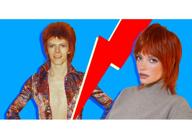 Lily Allen's dramatic hair change has drawn comparisons to David Bowie due to her unrecognisable appearance.