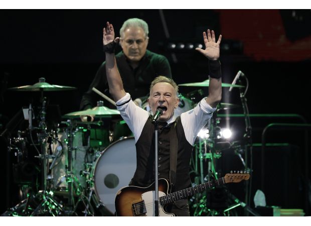 Despite rumors of a farewell tour and illness, 74-year-old Bruce Springsteen reaffirms that he and his band are not quitting.