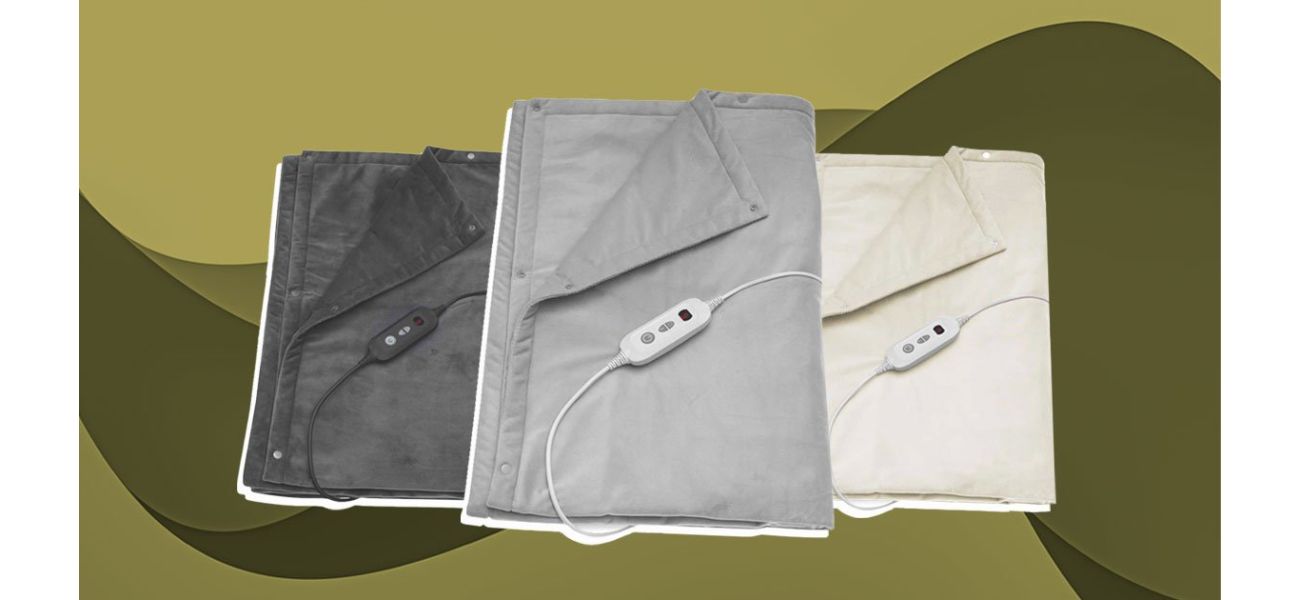 Keep warm and save money this winter with Aldi's affordable heated throw for only £29.99.
