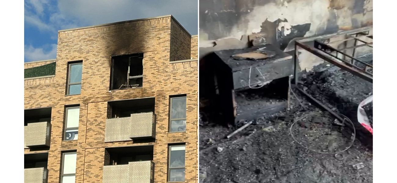 Woman heard her partner yell for help when a battery exploded in his face.