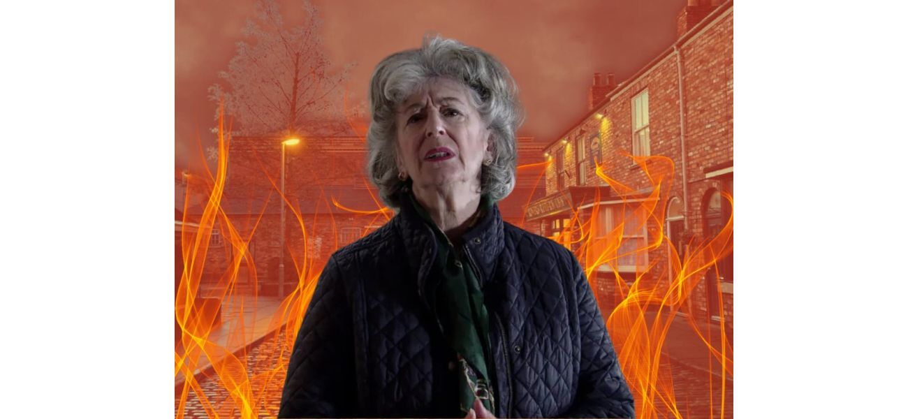 Evelyn Plummer rushes to help during a fire crisis on Coronation Street, but a surprising outburst ensues.
