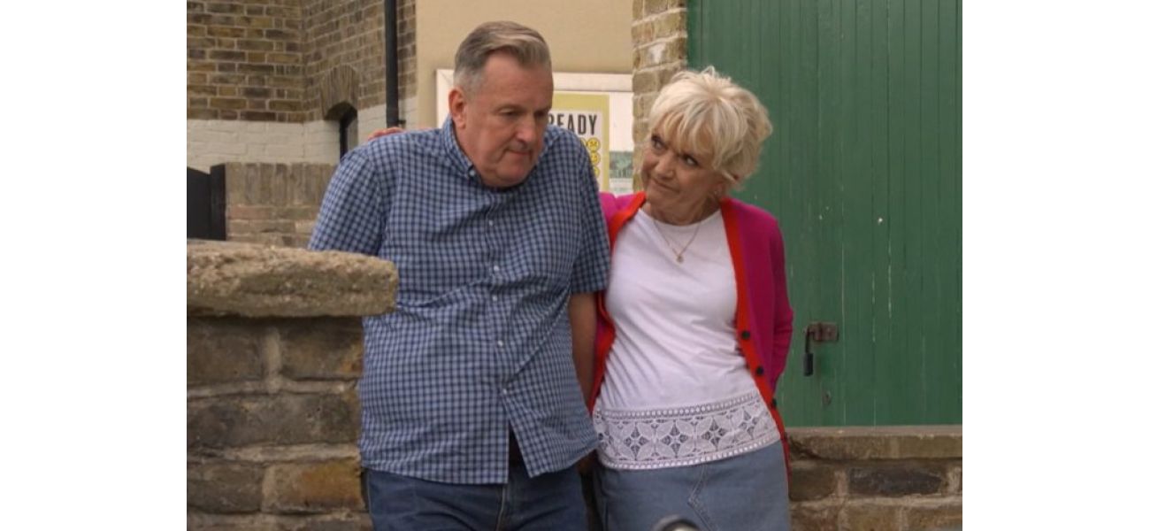Iconic character from EastEnders comes back and reconnects with a former partner.