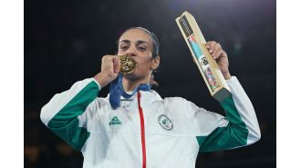 Imane Khelif denies being banned and losing gold medal in boxing.