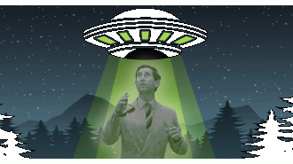 In 1975, King Charles piloted a test UFO over Canada.