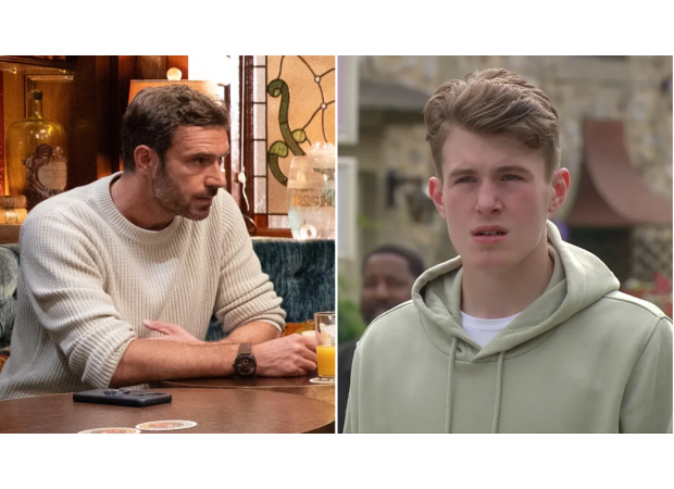 Emmerdale's John shows a different side in touching moments with Arthur.