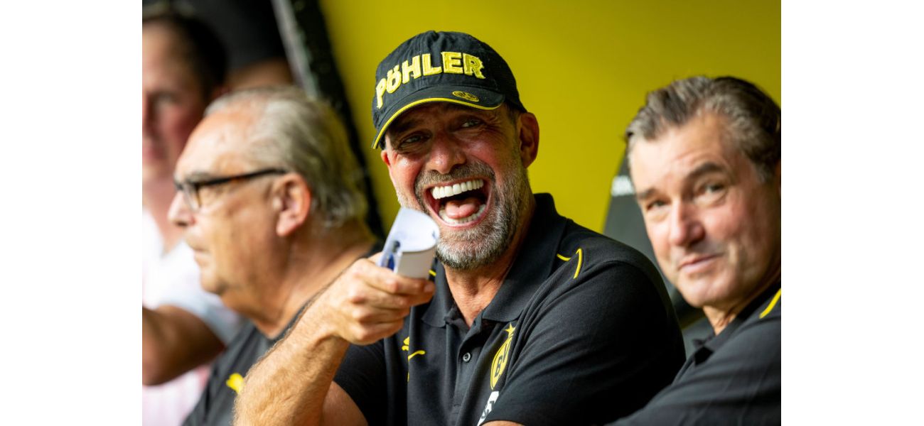 Klopp making more money than other Premier League managers due to his high Red Bull salary.
