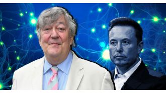 Stephen Fry receives praise for strongly criticizing Elon Musk's behavior and actions.