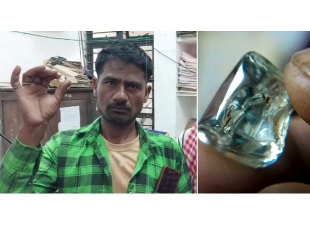 A struggling father of seven, making only £3 a day, discovers a diamond worth £78,000.