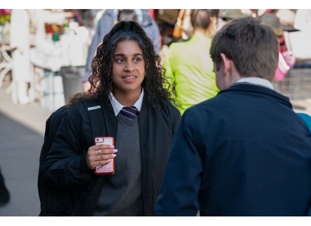Young Avani is worried about her relationship with an older boyfriend who wants more from her in the soap opera EastEnders.